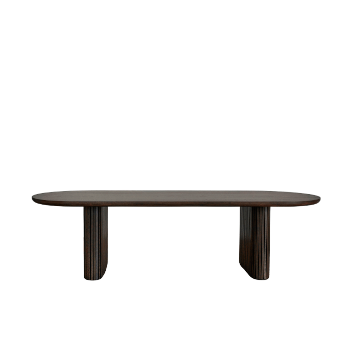 Balie Balie Spisebord Ovalt Smoked
