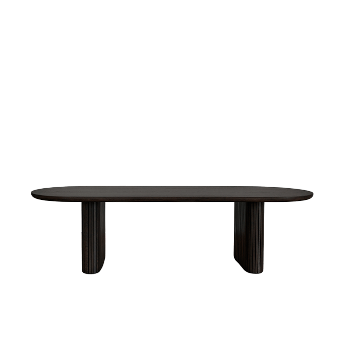 Balie Balie Spisebord Ovalt Black