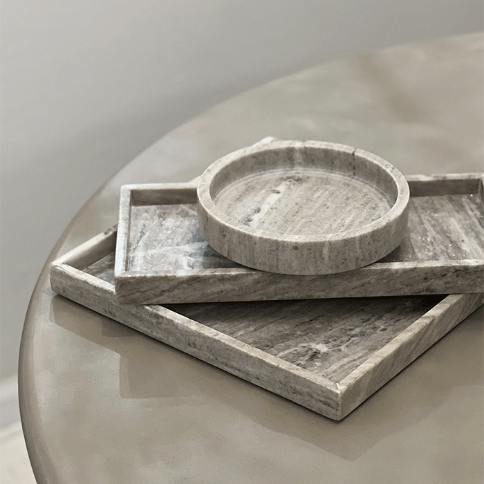 Marmor Bakke Beige 35x35 cm