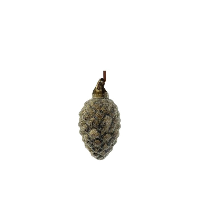 Julekugle - Kogle Lys H8 cm