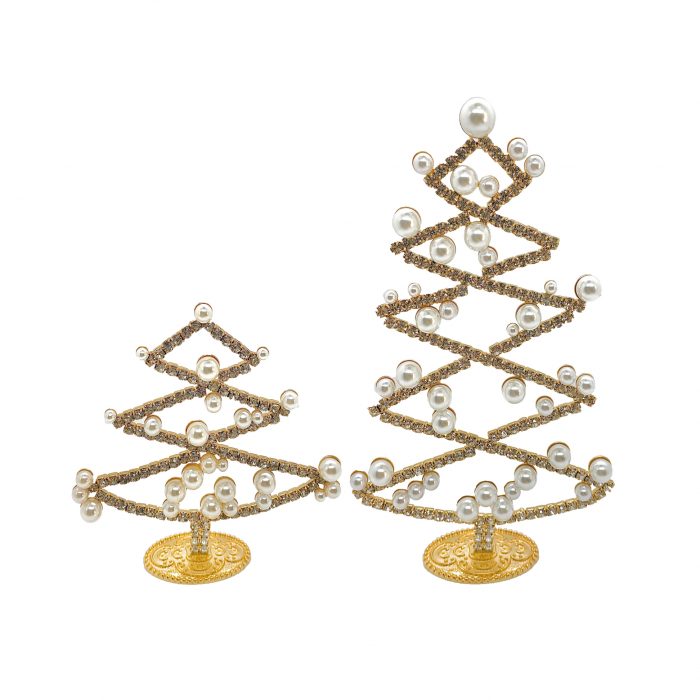 Guld juletræer