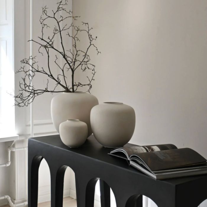 Konsolbord med Buer Sort