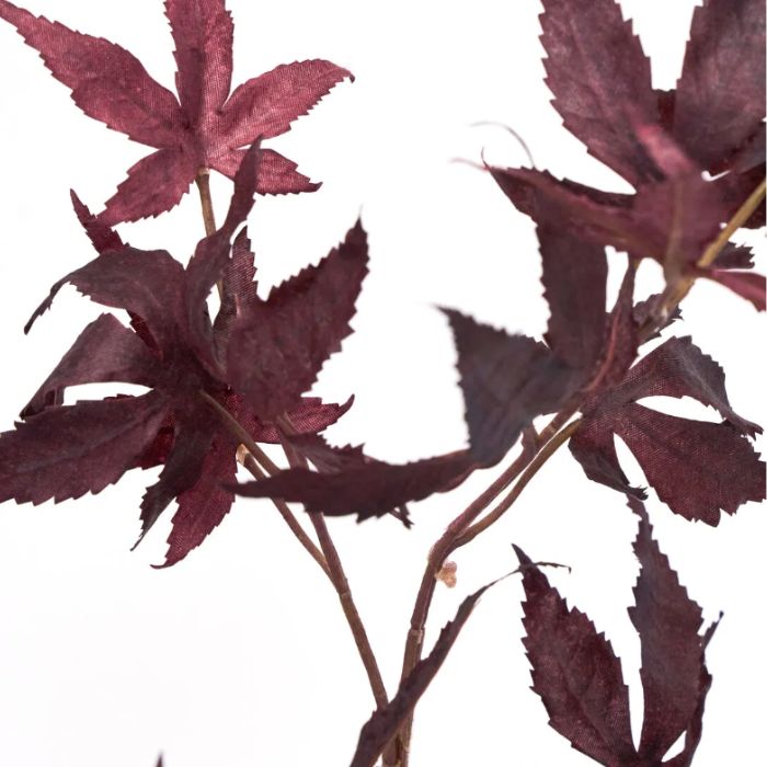 Kunstig Ahorn Gren Bordeaux H90 cm