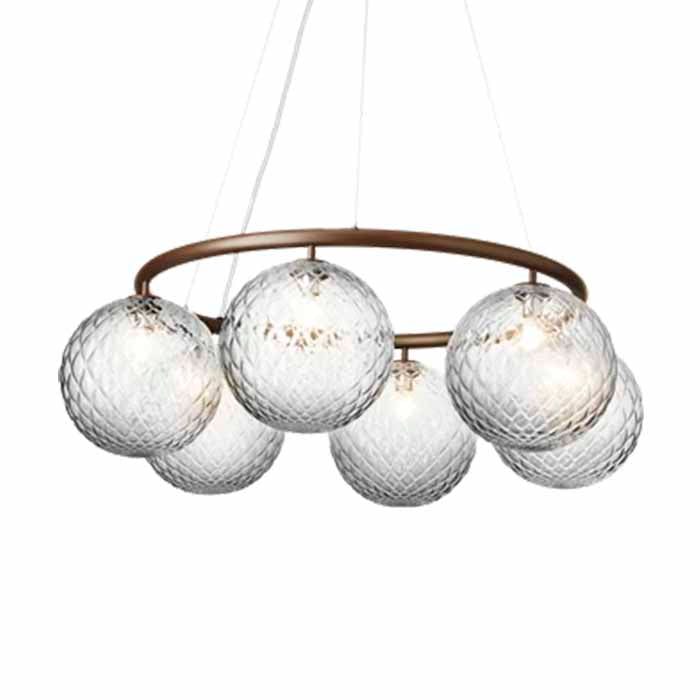 Miira 6 Loftlampe - Optisk Glas