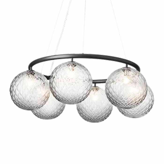 Miira 6 Loftlampe - Optisk Glas