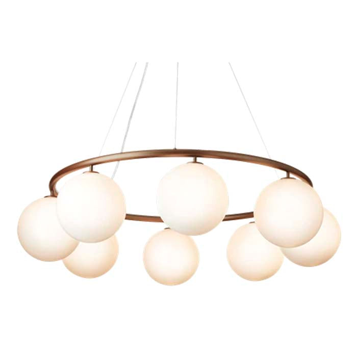 Miira 8 Loftlampe - Opal Glas