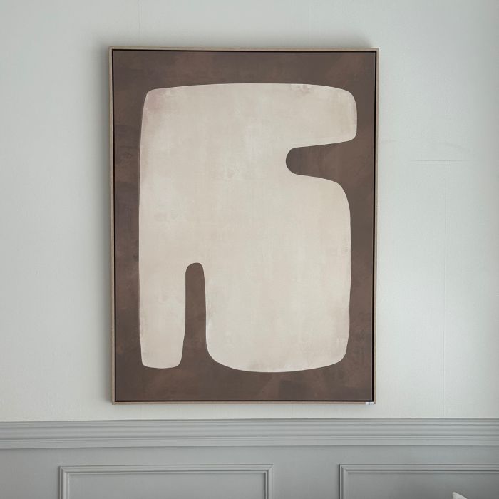 Lillie Billede 90x120 Mokka