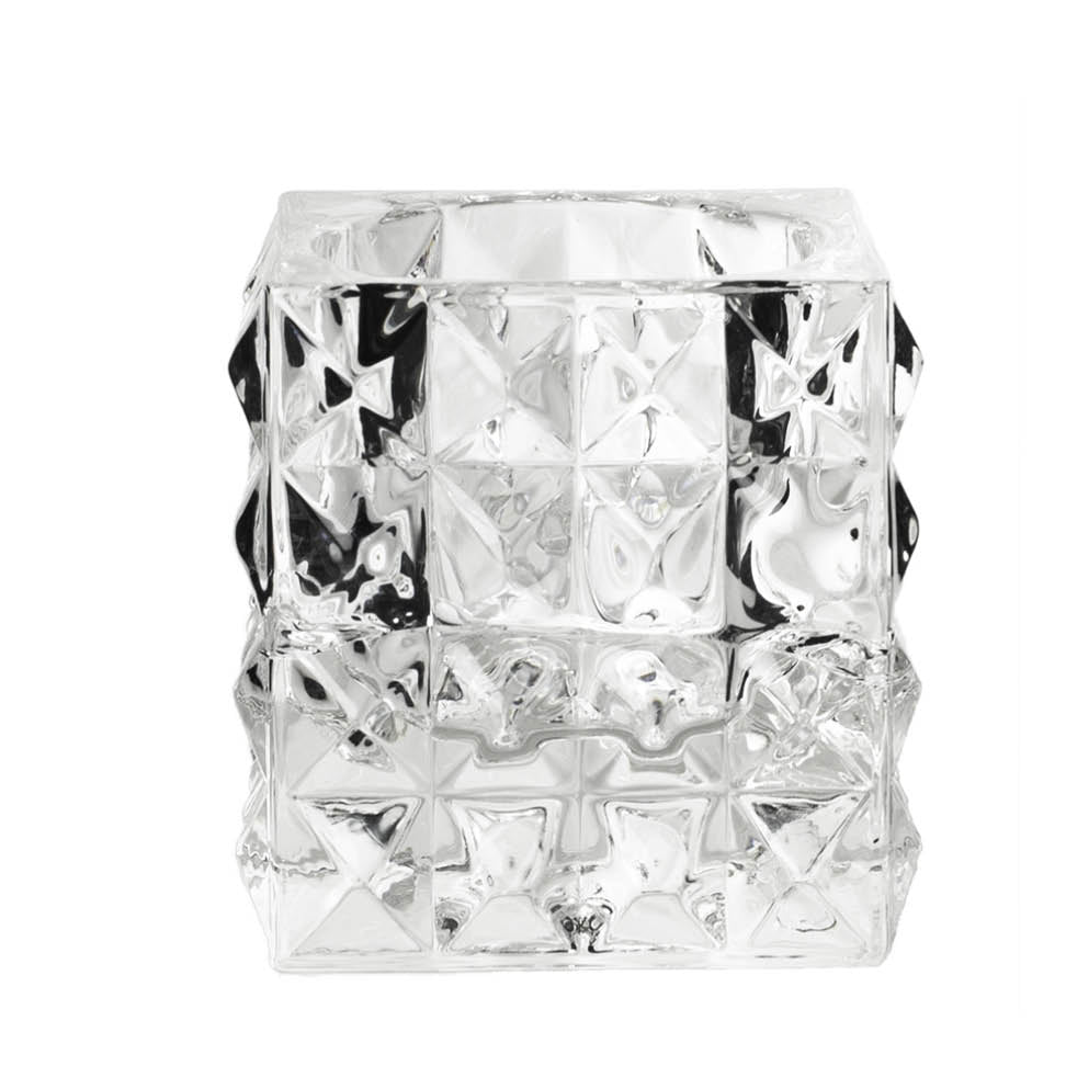 Lysestage med Pigge - Firkantet