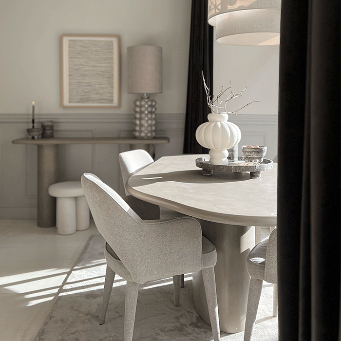 Salo Organisk Spisebord Greige