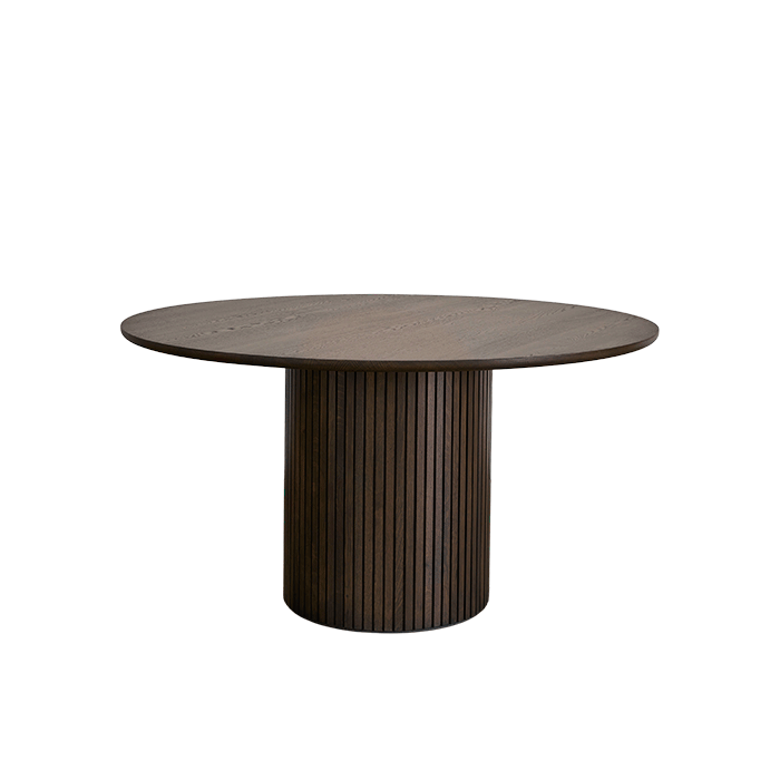 Balie Balie Spisebord Rundt Smoked