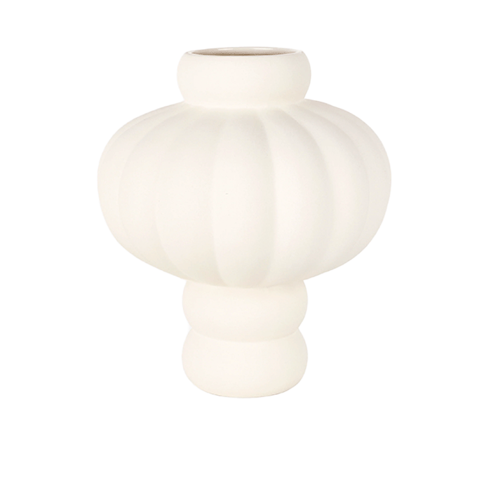 Vase-H40-Mat-Hvid
