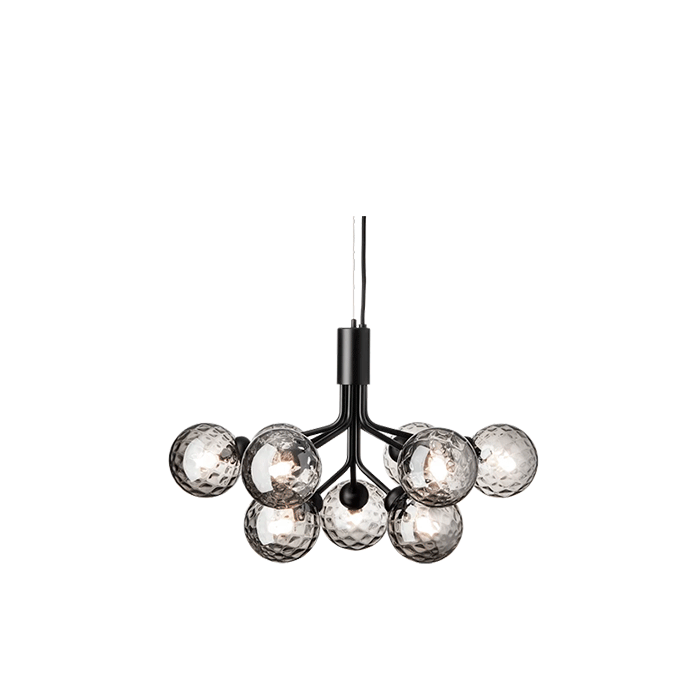 Apiales 9 Loftlampe - Optisk Glas