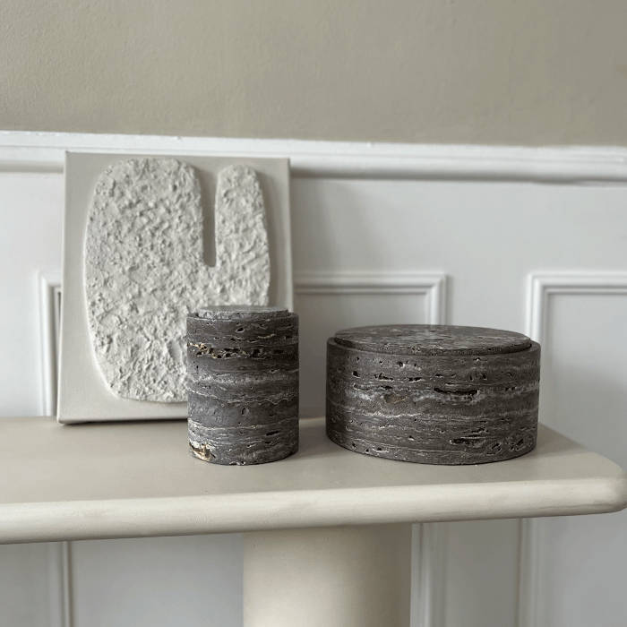 Bonbonniere i Travertin Grande