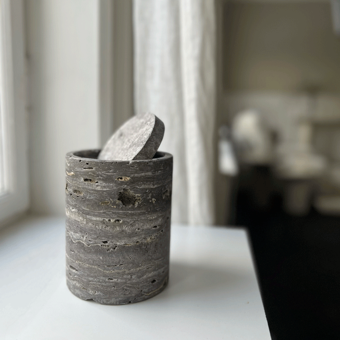 Bonbonniere i Travertin Mini