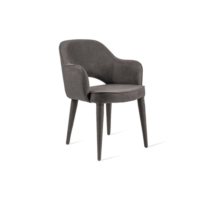 Grå spisebordstol i polyester