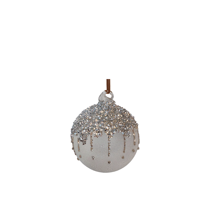 julekugle-sølv-dråber-8cm