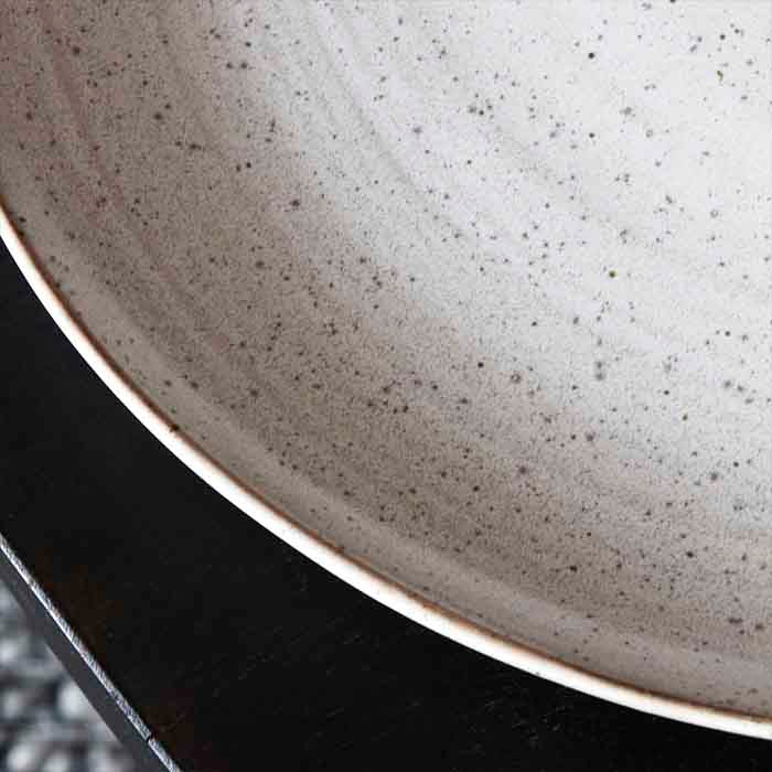 frokosttallerken i hvid