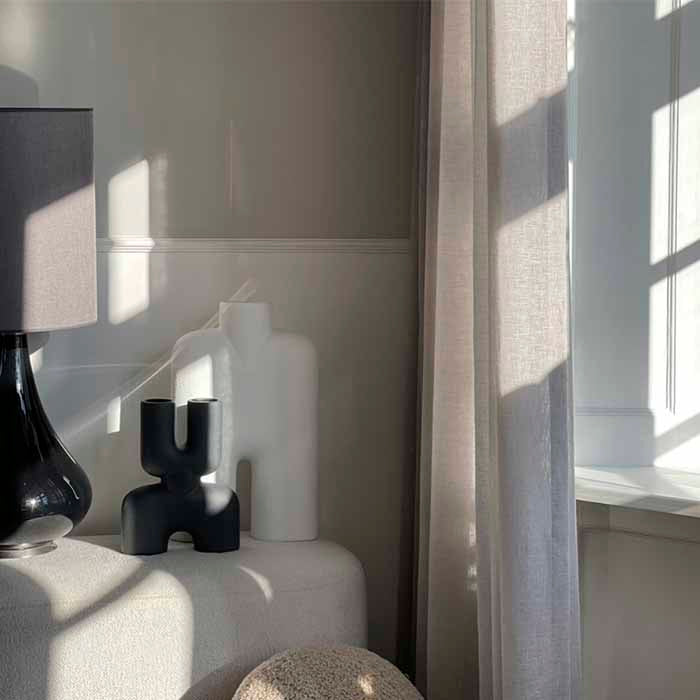 skulpturel vase miljø