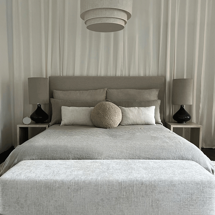 Linen Sengetæppe 270x260