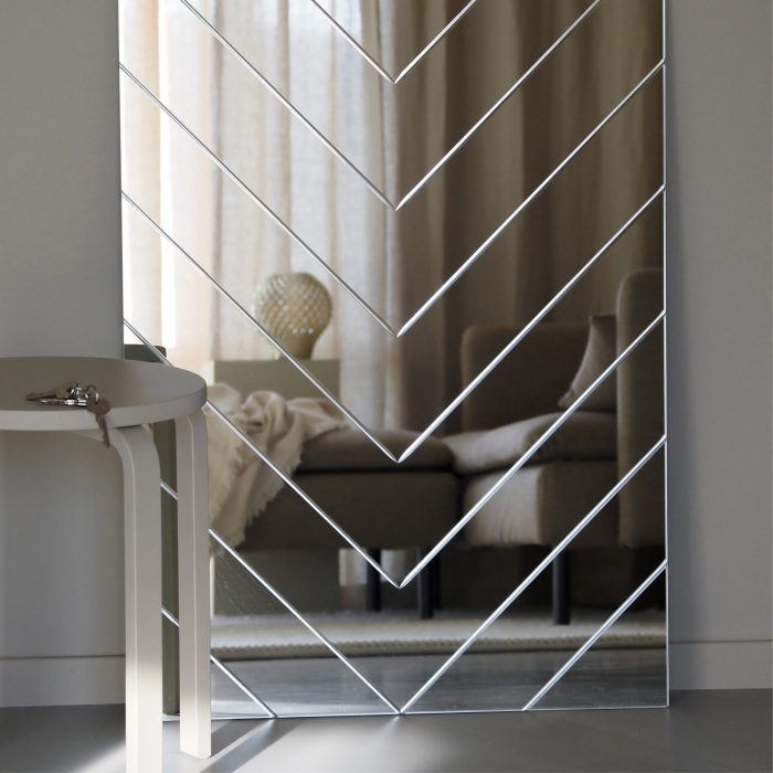 Sildeben Spejl 75x150