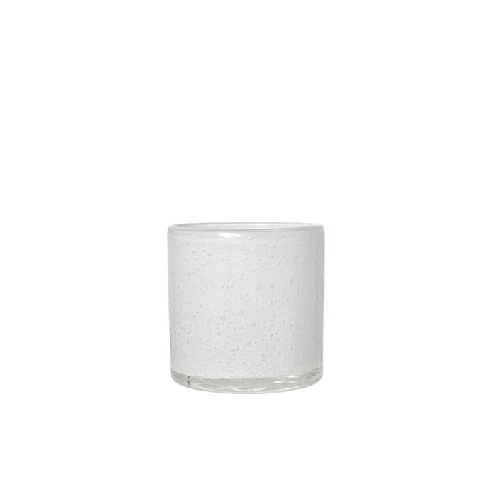 Lysestage med Dråber Hvid