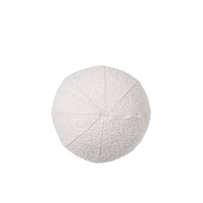 Stor rund pude findes i 2 størrelser. Denne pyntepude er specielt flot til vores boucel loungestole. Se vores store udvalg af Boucle HER