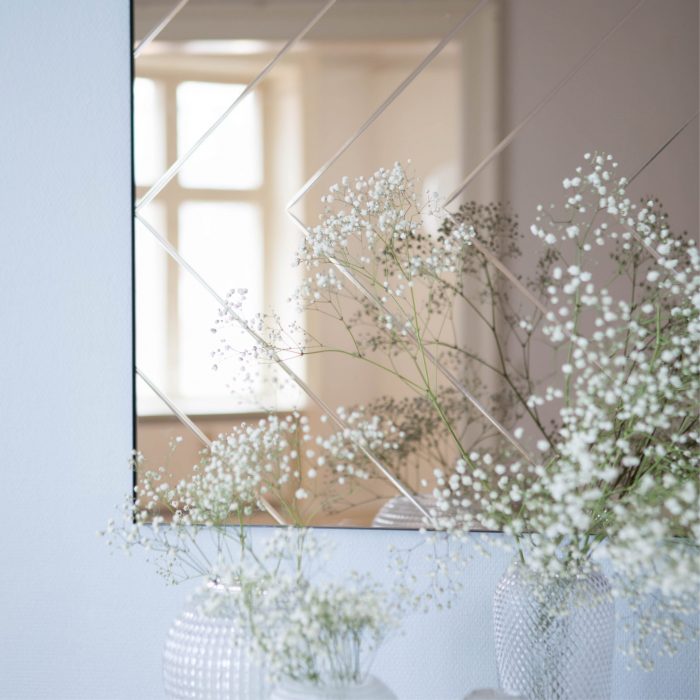 Sildeben spejl i bronze fra Spectrum