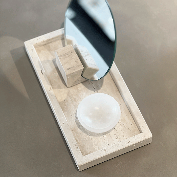 Travertin Bakke 15x30 cm