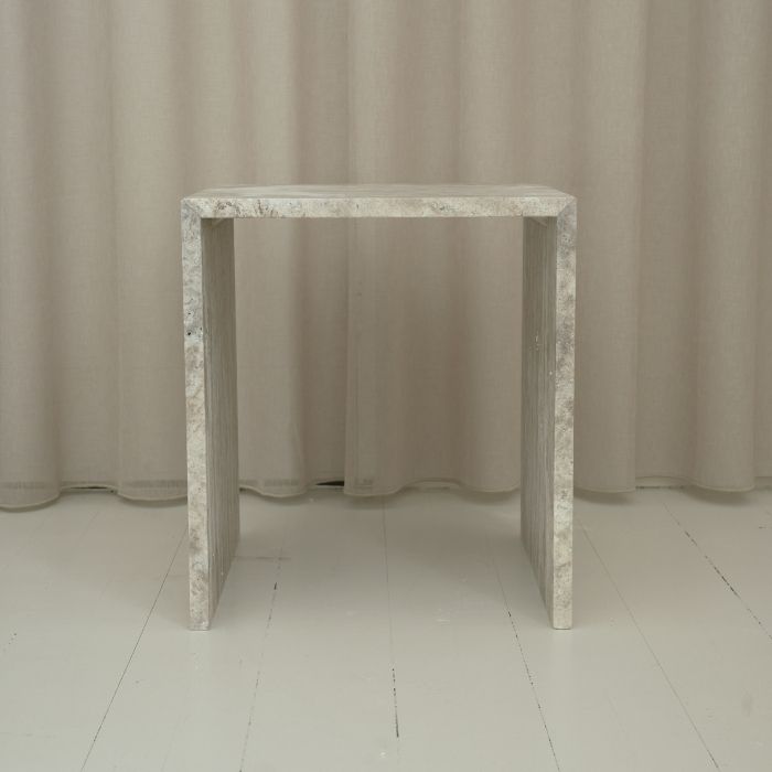 Balie Balie Sidebord Silver Travertin