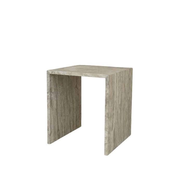 Balie Balie Sidebord Silver Travertin