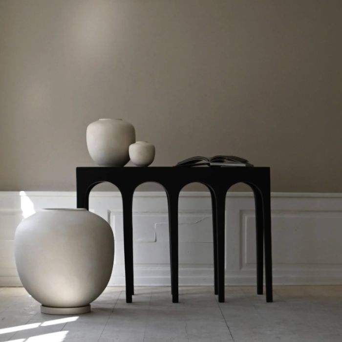 Konsolbord med Buer Sort