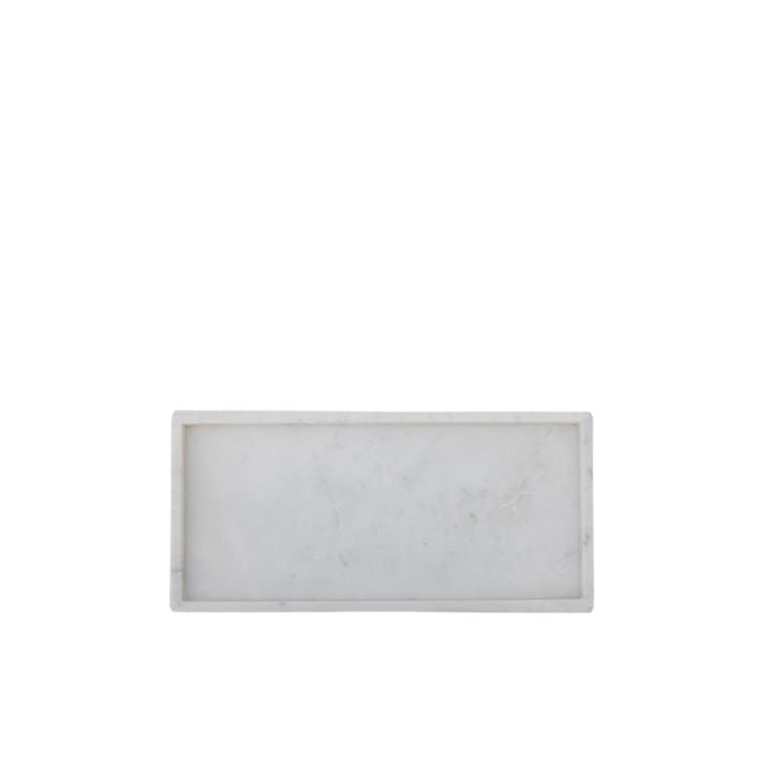 Marmor Bakke Hvid 18x38 cm