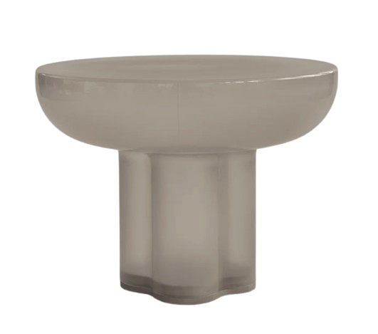 Sofabord Glas Sand Ø55