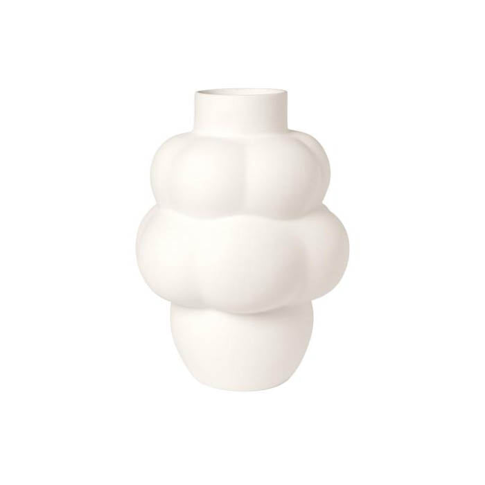 Louise Roe ballon vase 04 Raw white. Denne fine Louise Roe ballonvase er lavet I smuk keramik