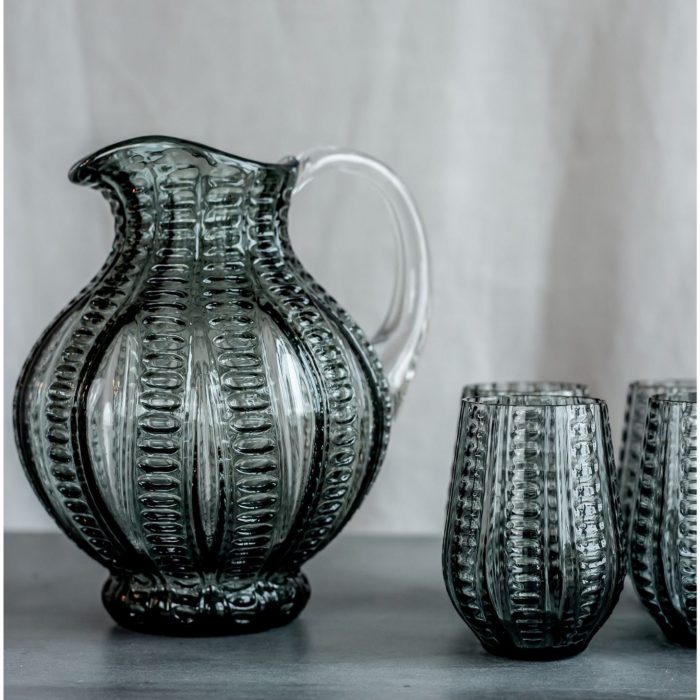 Vandglas i grå mønster fra Specktrum